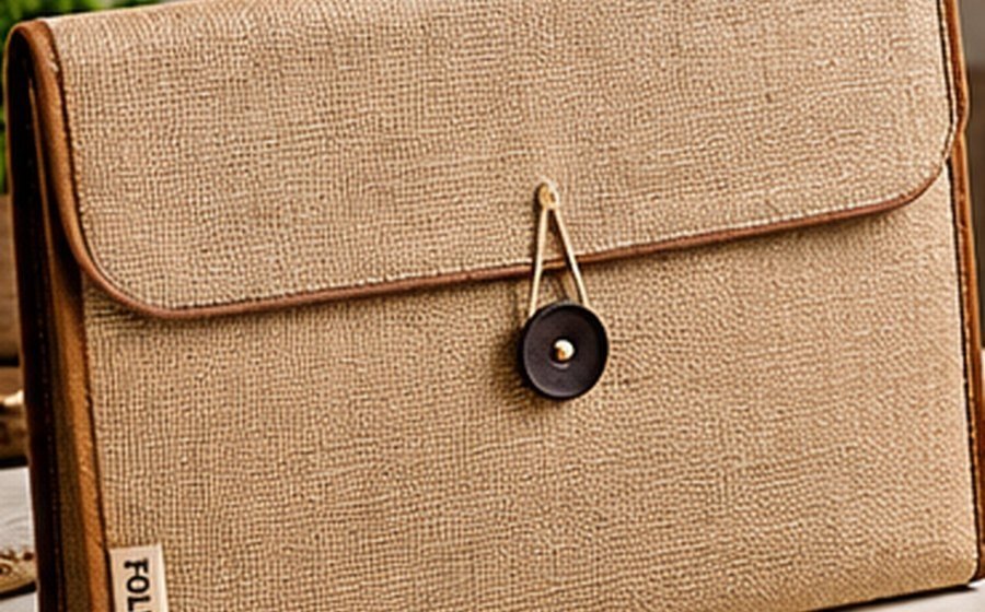 Jute Document Folder