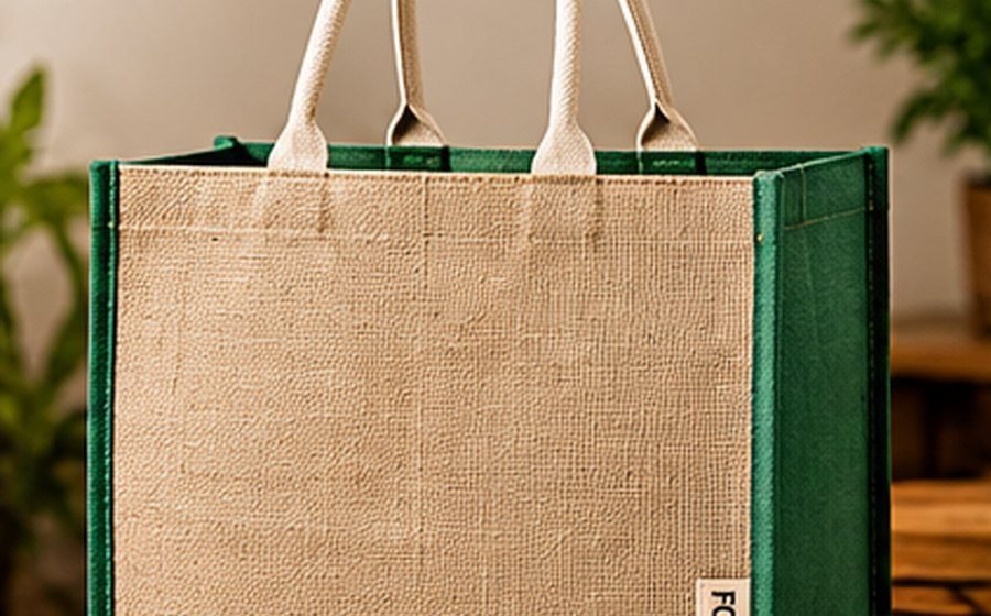 Laminated Jute Tote