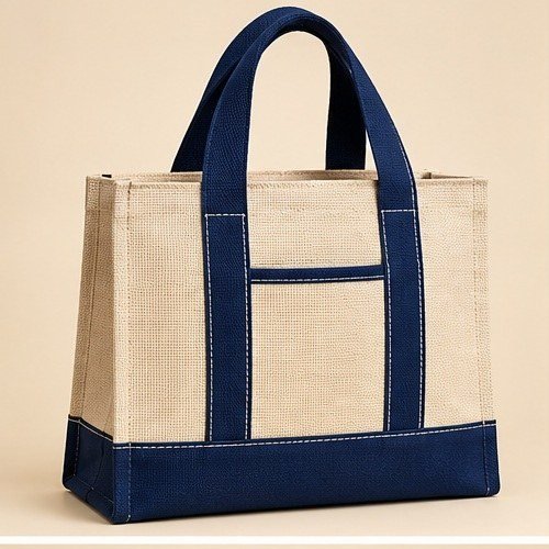 Navy Contrast Utility Tote - Navy Contrast Base