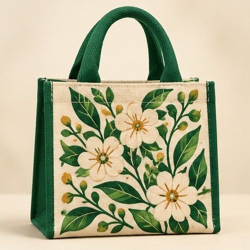 Green Drawstring Gift Pouch