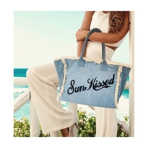 Sun-Kissed Denim Lifestyle Tote