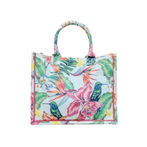 Tropical Floral Tote