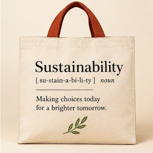 Week Typography Shopper - Sustainability Definition